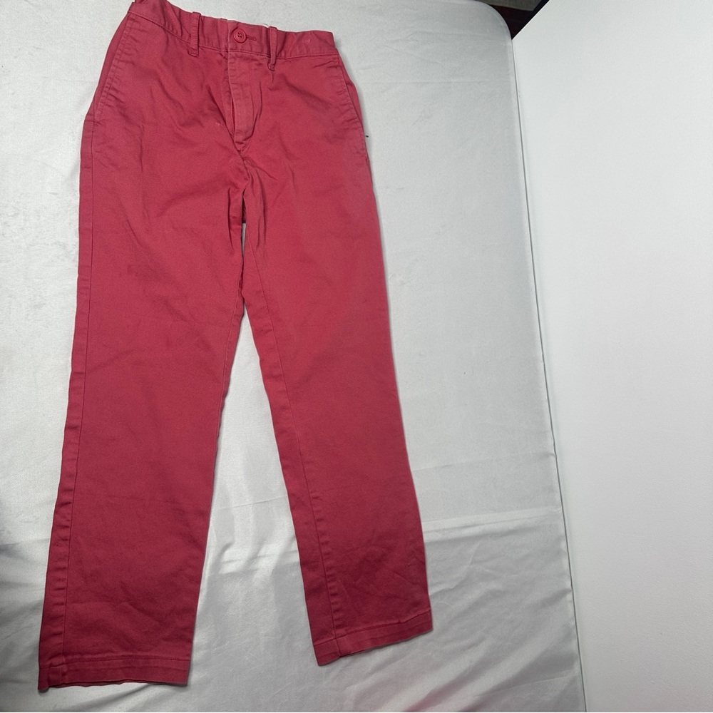 Crewcuts Slim 14 Red Stretch Chino Pants | Cotton Blend